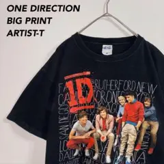 ビッグプリントアーティストTシャツOne Direction ワンダイレクション