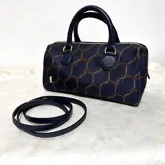 美品★ ロベルタディカメリーノ 2way ミニボストンバッグ ショルダーバッグ