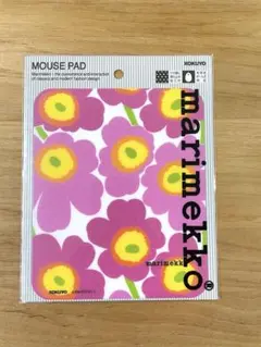 新品未使用　marimekko マウスパッド　ピンクウニッコ　廃盤