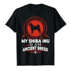 柴犬半袖　Tシャツ　Lサイズ　165/88A 黒