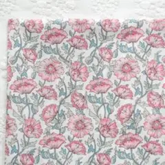 アステルリース　ピンク　輸入リバティタナローン　30cm×50cm