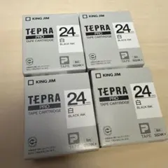 KING JIM TEPRA PRO 24mm 4個