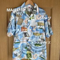 Majestic ニューヨーク・ヤンキース アロハシャツ S メンズ