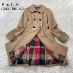極美品✨BlueLabel CRESTBRIDGE コート ノバチェック 38