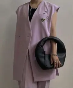 【美品】アメリ EMBELLISH BROOCH VEST ブローチ ベージュ アメリ EMBELLISH BROOCH VEST ブローチ ベージュ - メルカリ