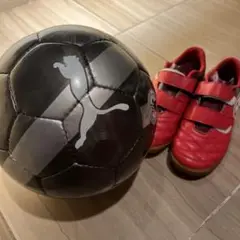 ジュニアサッカーシューズ、ボールセット