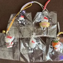 ハローキティ ストラップセット 5個