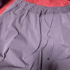 GU レディース バレルレッグプルオンパンツ M オリーブ