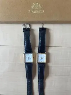 「ジャンク品」マリネッラナポリMarinella腕時計クラシック金黒ビンテージ