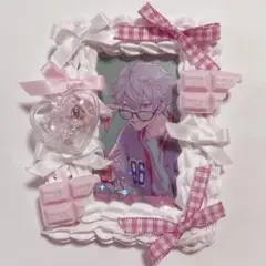 ♡ ホイップデコ トレカケース 量産型 ピンク リボン ハート ♡