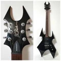 B.C. RICH TRACE WARBEAST BCリッチ ウォービースト　黒 BC RICH Trace Warbeast Onyx Black Guitar - Muziker