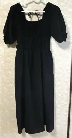 FREE’S MART ボリュームスリーブ　ロングワンピース　黒