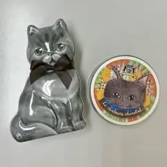 お菓子缶 セット 猫