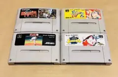 【スーパーファミコンソフト4本セット・任天堂・ファミコン】yox
