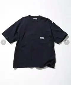 （新品）CAHLUMN カウラム ポケT ビッグT ネイビー 23年製 AH.H
