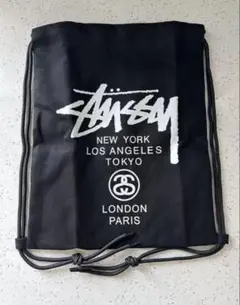 STUSSY ステューシー ナップサック リュック ブラック 新品