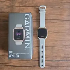 GARMIN VENU SQ ホワイト 音楽再生機能付き