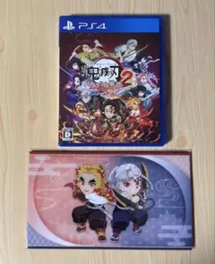 PS4 鬼滅の刃 ヒノカミ血風譚2＋ゲオ　購入特典マルチケース4種