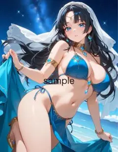 AIイラスト 美女 A4ポスター Ｊ87
