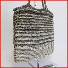 正規品 アンテプリマ トートバッグ bag ワイヤー グレー 特大ロゴチャーム