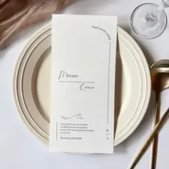 席札＋メニュー表 セット ｜ °˖90円˖° ビーチ リゾート 結婚式