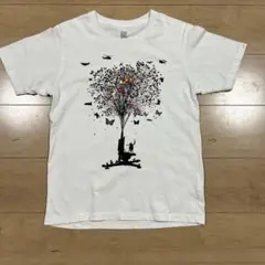 グラニフ　ピースフルフラワー　半袖Tシャツ　ユニセックス