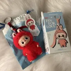 ラブブ pin for love ぬいぐるみペンダント X