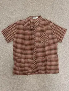 80s Bugelfrei brown check shirt