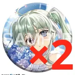 なのは　DMM E賞　アインハルト　缶バッジ　2個