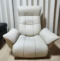 【リクライニング】高座椅子 合成皮革製
