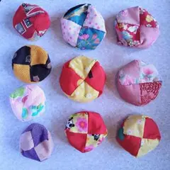 手作りお手玉 10個セット ハンドメイド