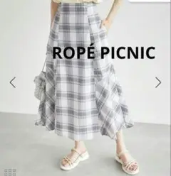 ROPÉ PICNIC チェックボリュームスカート