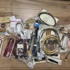 カバン用品レザー製ハンドル・ストラップセット