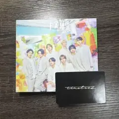 timelesz FAM 初回B Blu-ray プレイリストカード有り