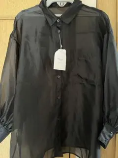 シアーブラウス(mysa closet)Lサイズ未使用品！