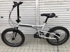 HUMMER 折りたたみ自転車 シルバー