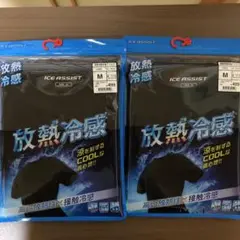 新品未使用 ワークマン 放熱冷感 半袖Tシャツ インナーメンズM ブラックセット