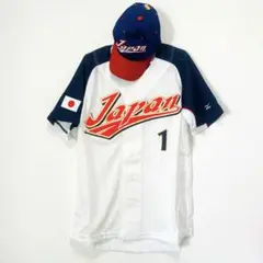 2006年 WBC 日本代表 背番号1 ユニフォーム＆ニューエラ キャップセット