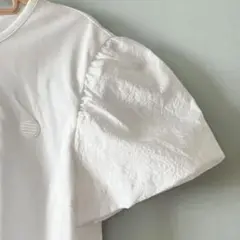 【極美品】ボーダーズアットバルコニーJACQUARDPUFFTEE