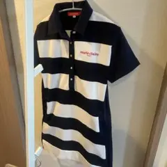 marie claire ボーダーポロワンピース M