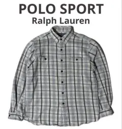 POLO SPORT RalphLauren インド綿　チェックシャツ