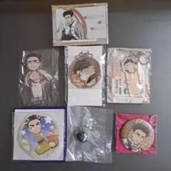 【７点セット】鬼滅の刃 アクリルスタンド 缶バッジ 悲鳴嶼行冥