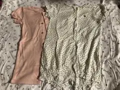 H&M 半袖ロンパース 74サイズ ピンク