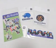 つば九郎ステッカー・シール4点
