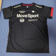 DESCENTE Move Sport 黒 Lサイズ スポーツシャツ