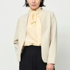 新品タグ付き SOÉJU ストレッチファインライトジャケット ベージュ L