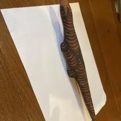 ワニ 木彫り 置物