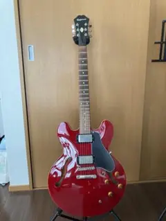 Epiphone DOT CH レッドセミホロウボディギター epiphone エピフォンのDOT CH エレキギター セミ