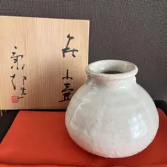 【お値下げ】萩焼　野坂江月堂　野坂康起　花瓶　花器　花入れ お値下げ】萩焼 野坂江月堂 野坂康起 花瓶 花器 花入れ - メルカリ