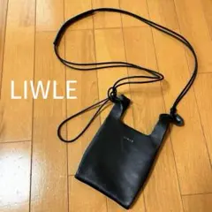 極美品★LIWLE リウル ショッパーポーチ ショルダーバッグ 黒